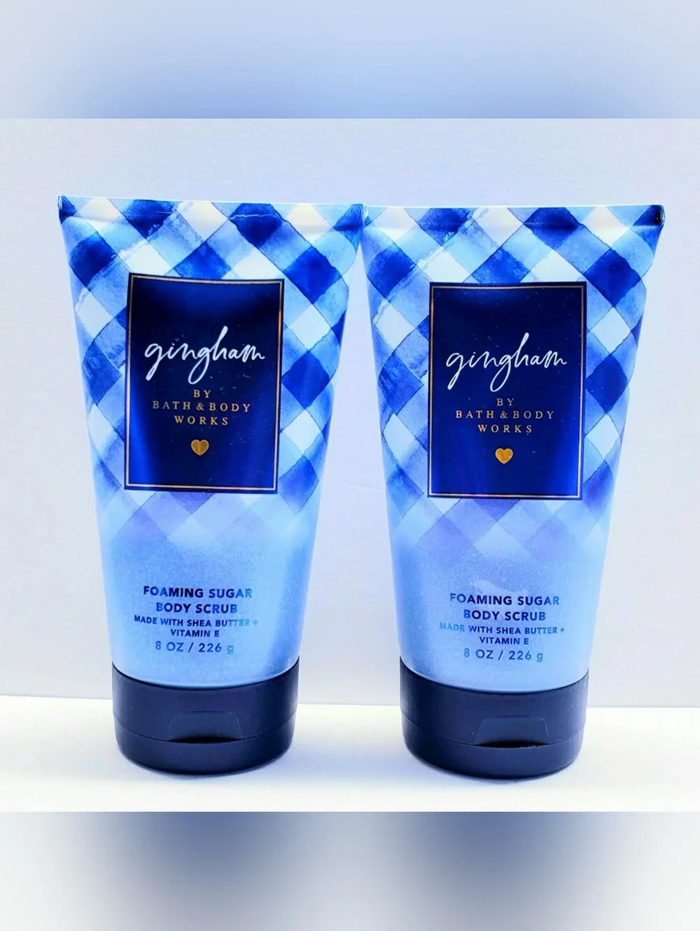 Bath & Body Works GINGHAM Foaming Sugar Body Scrub, 8 oz/226 g (2 pcs)